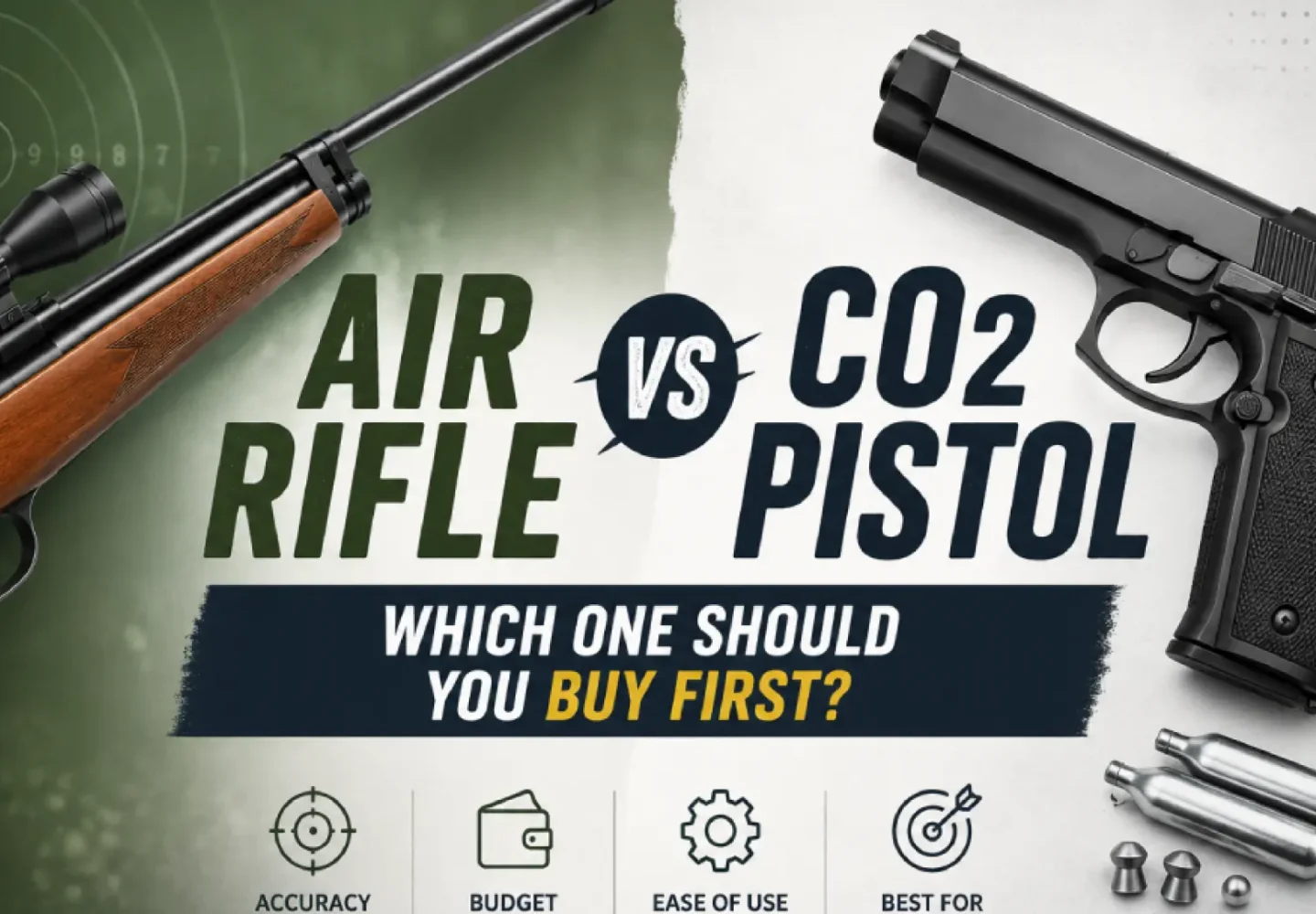 Air Rifle vs CO2 Pistol - Which One Should You Buy First?