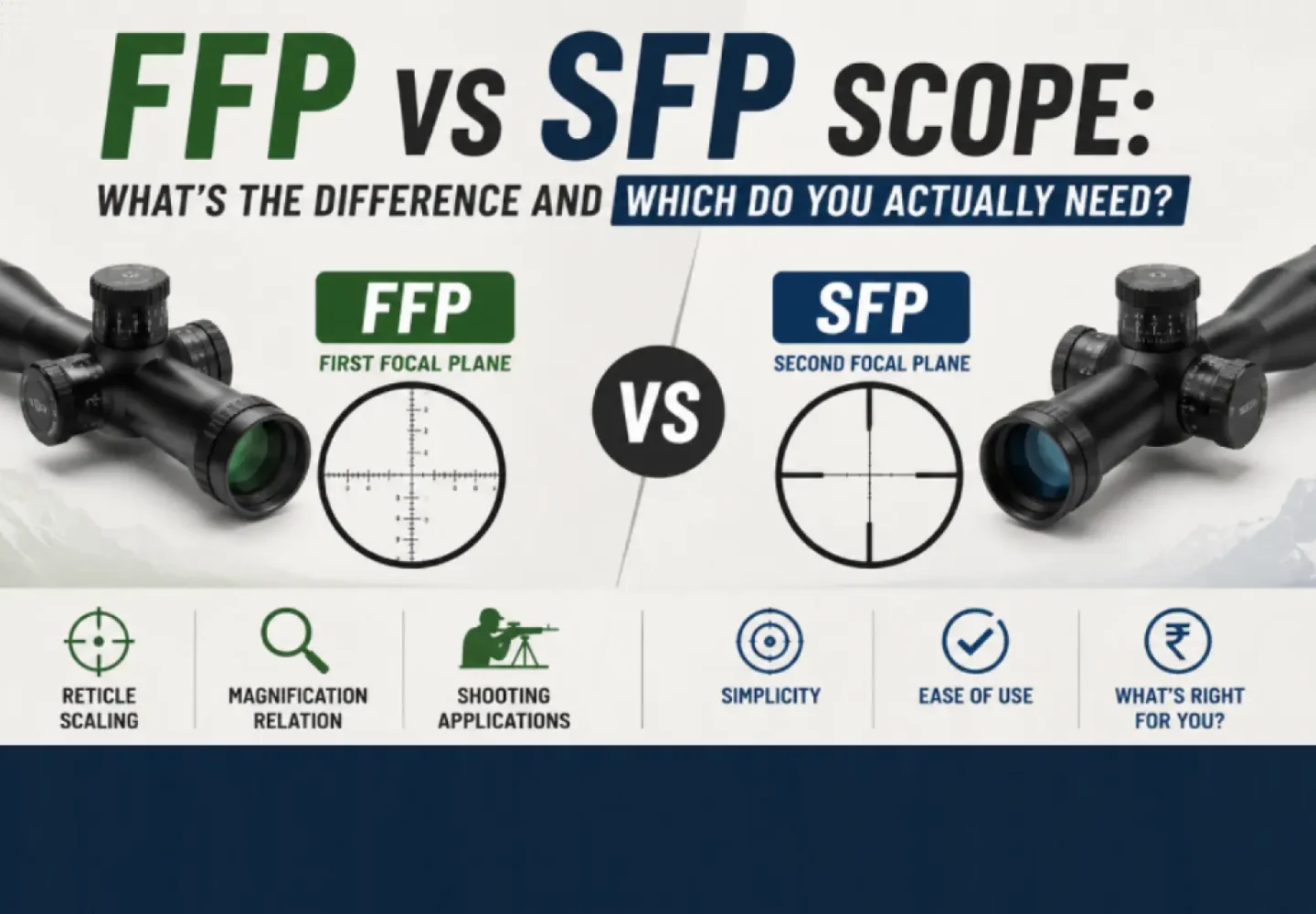 FFP vs SFP Scope: What's the Difference and Which Do You Actually Need?