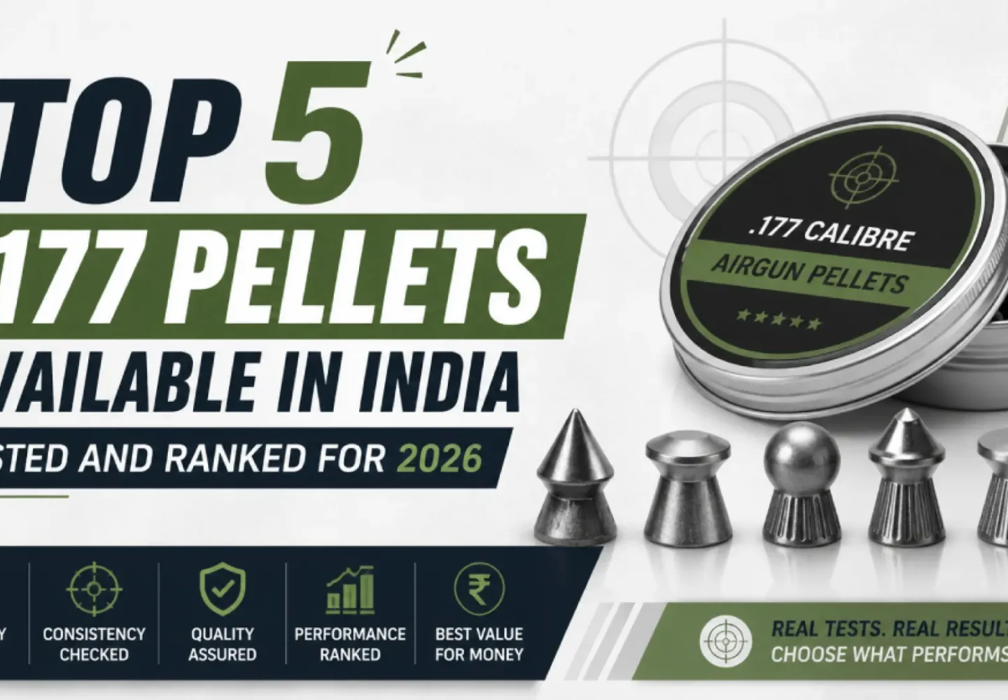Top 5 .177 Pellets Available in India