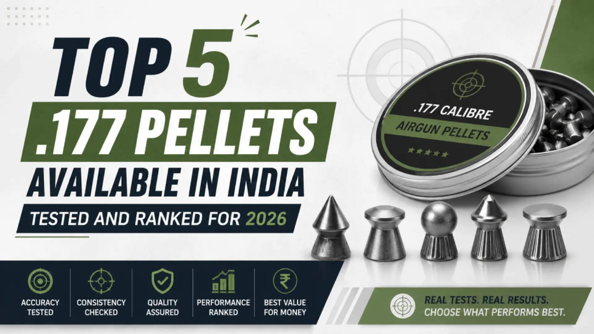 Top 5 .177 Pellets Available in India